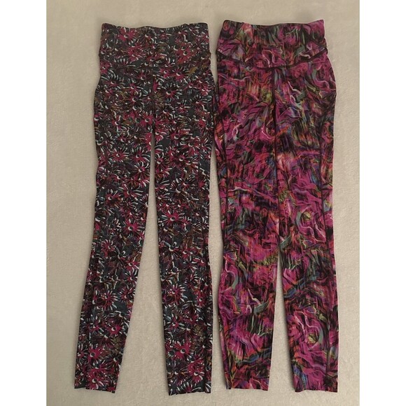 Lululemon 2 Pair Leggings Fast Free Hyper flow/ Basepace High Rise Size 2 - Picture 1 of 10